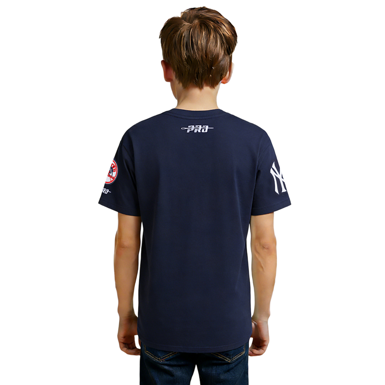 Pro Standard NY Yankees Script T-Shirt Image 2 of 7. Tap to open photo gallery.