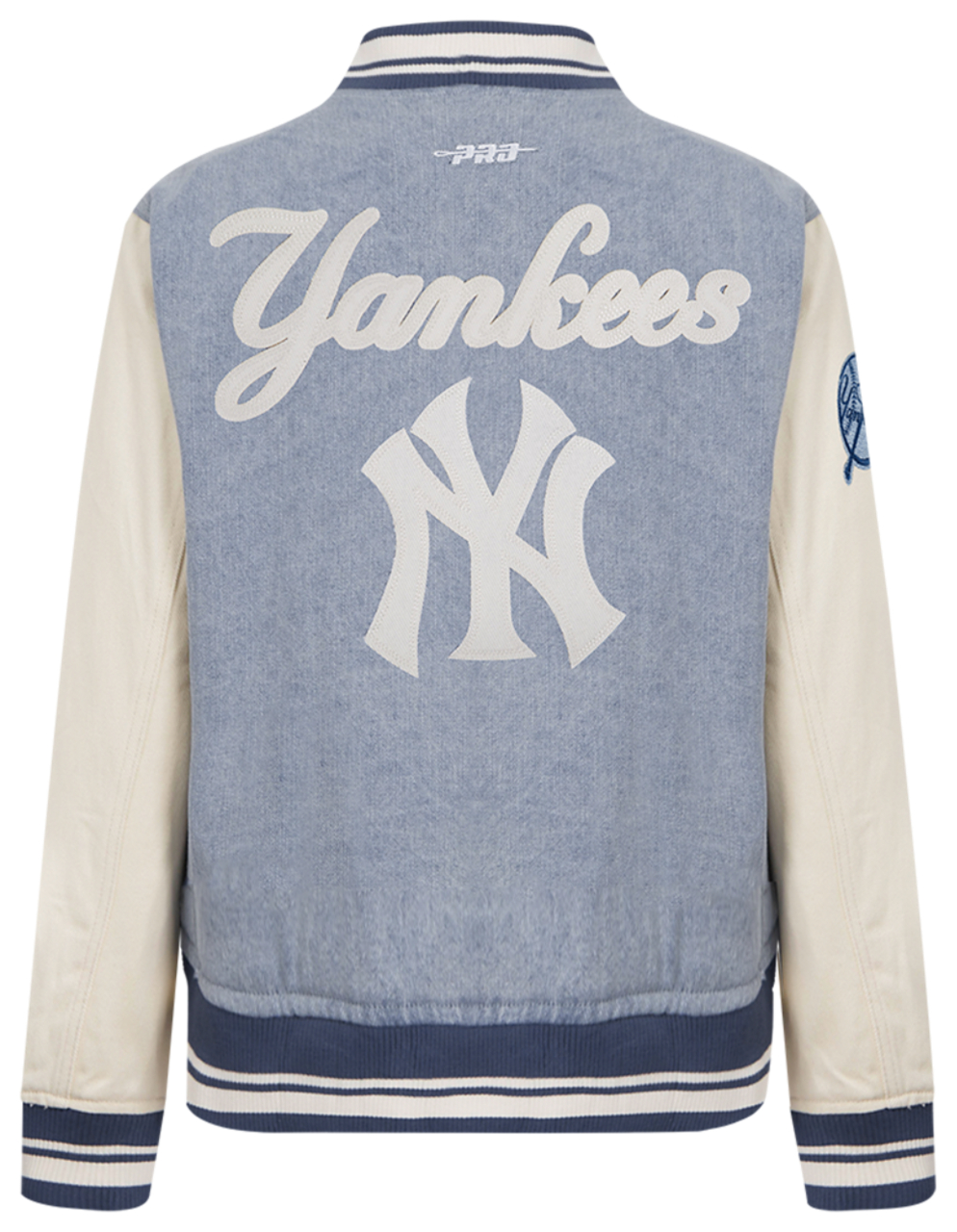 Pro Standard NY Yankees Denim Jacket Image 2 of 7. Tap to open photo gallery.