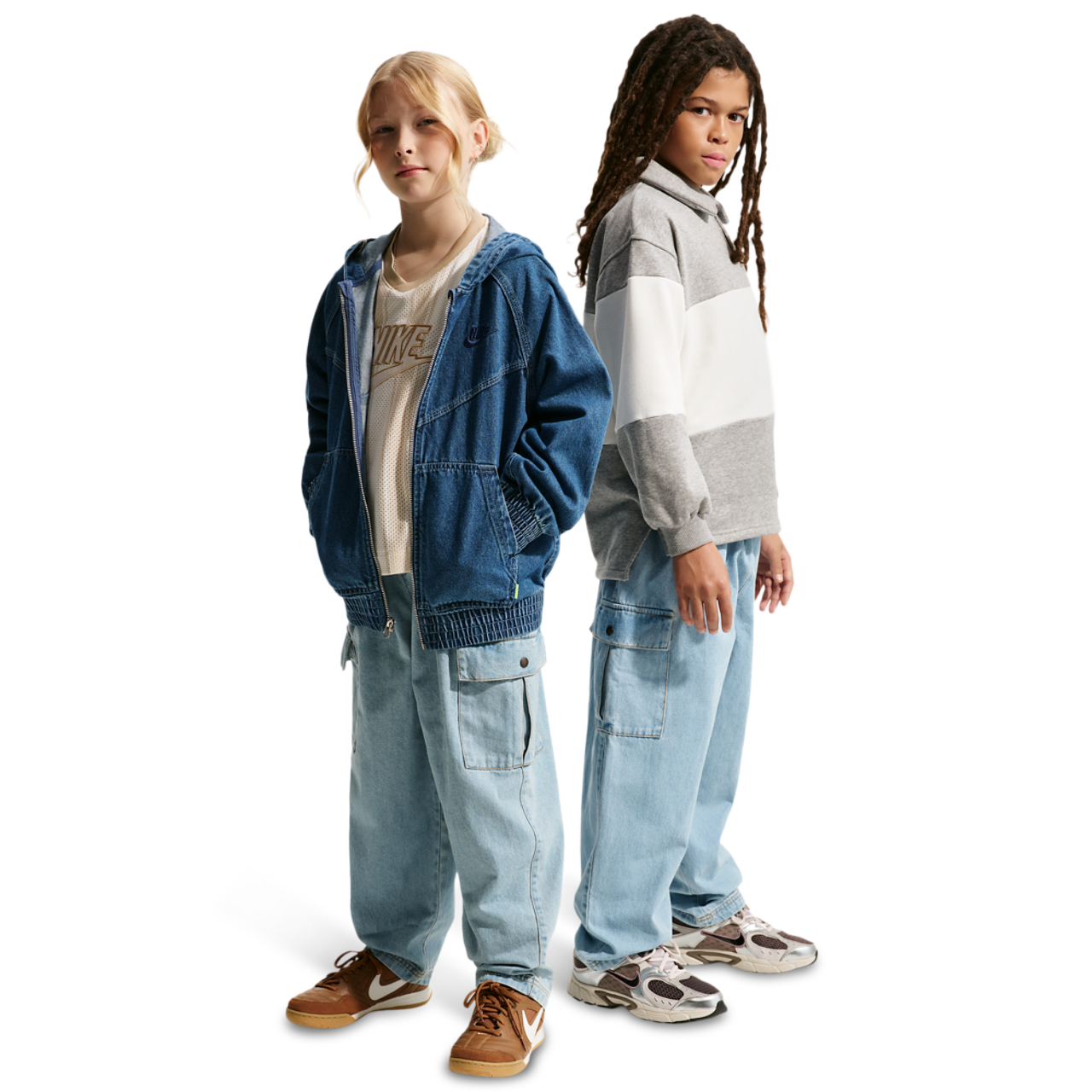 Nike NSW Denim Cargo Pant Image 5 of 5. Tap to open photo gallery.
