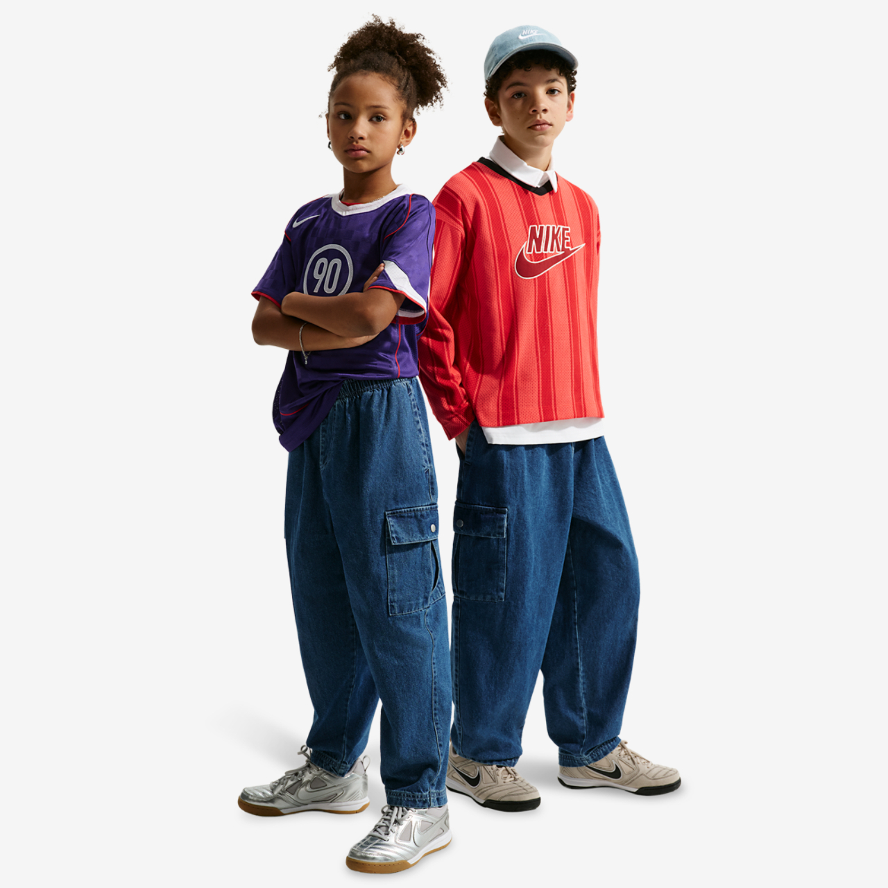 Nike NSW Denim Cargo Pant Image 5 of 5. Tap to open photo gallery.