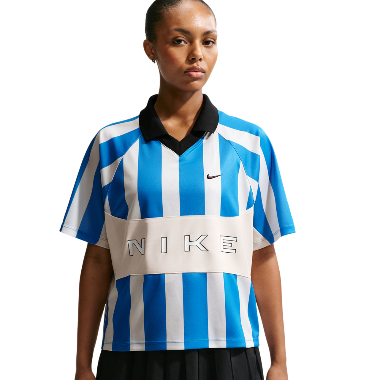 Nike NSW Street Oversized SS Stripe Jersey - Women's | Foot Locker