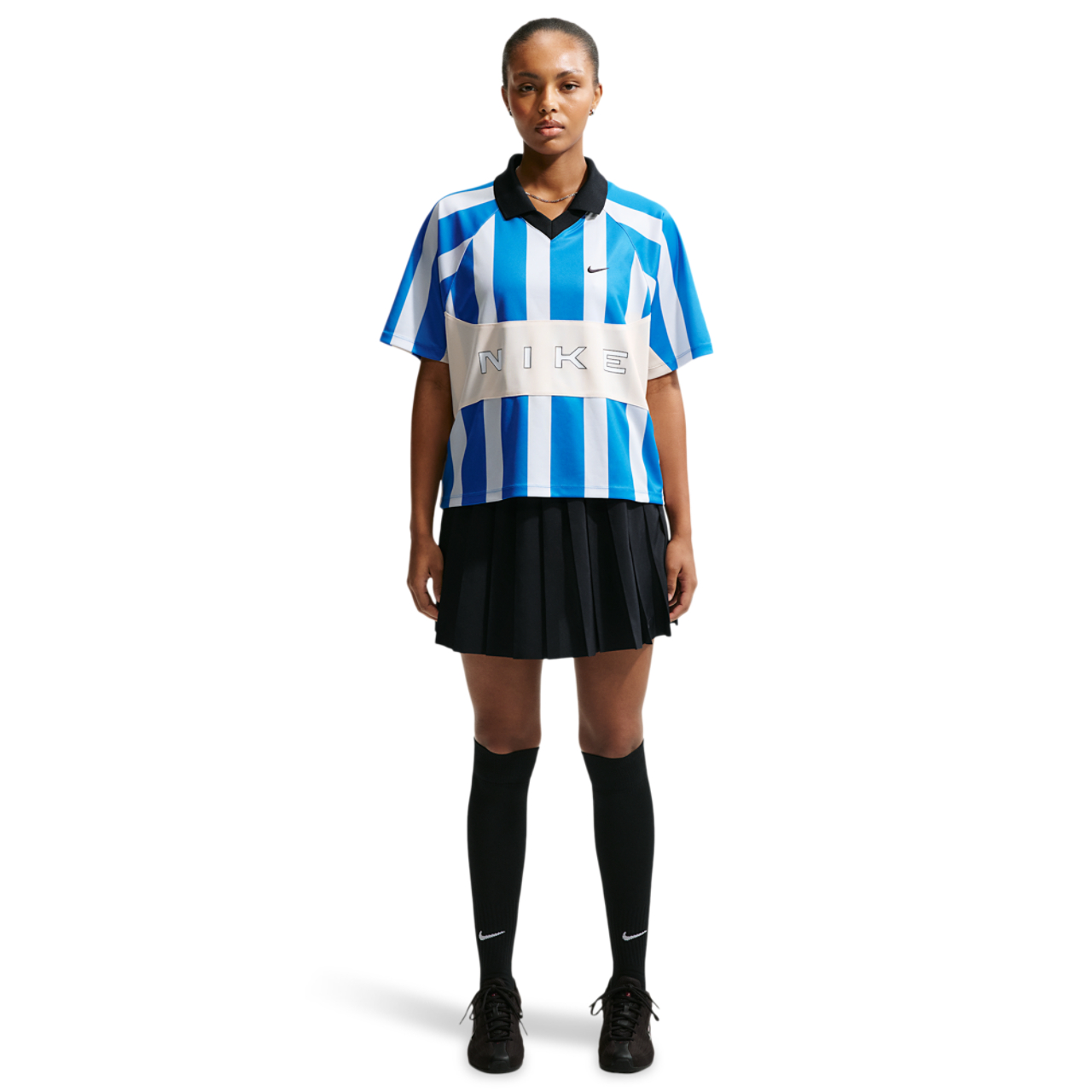 Nike NSW Street Oversized SS Stripe Jersey - Women's | Foot Locker