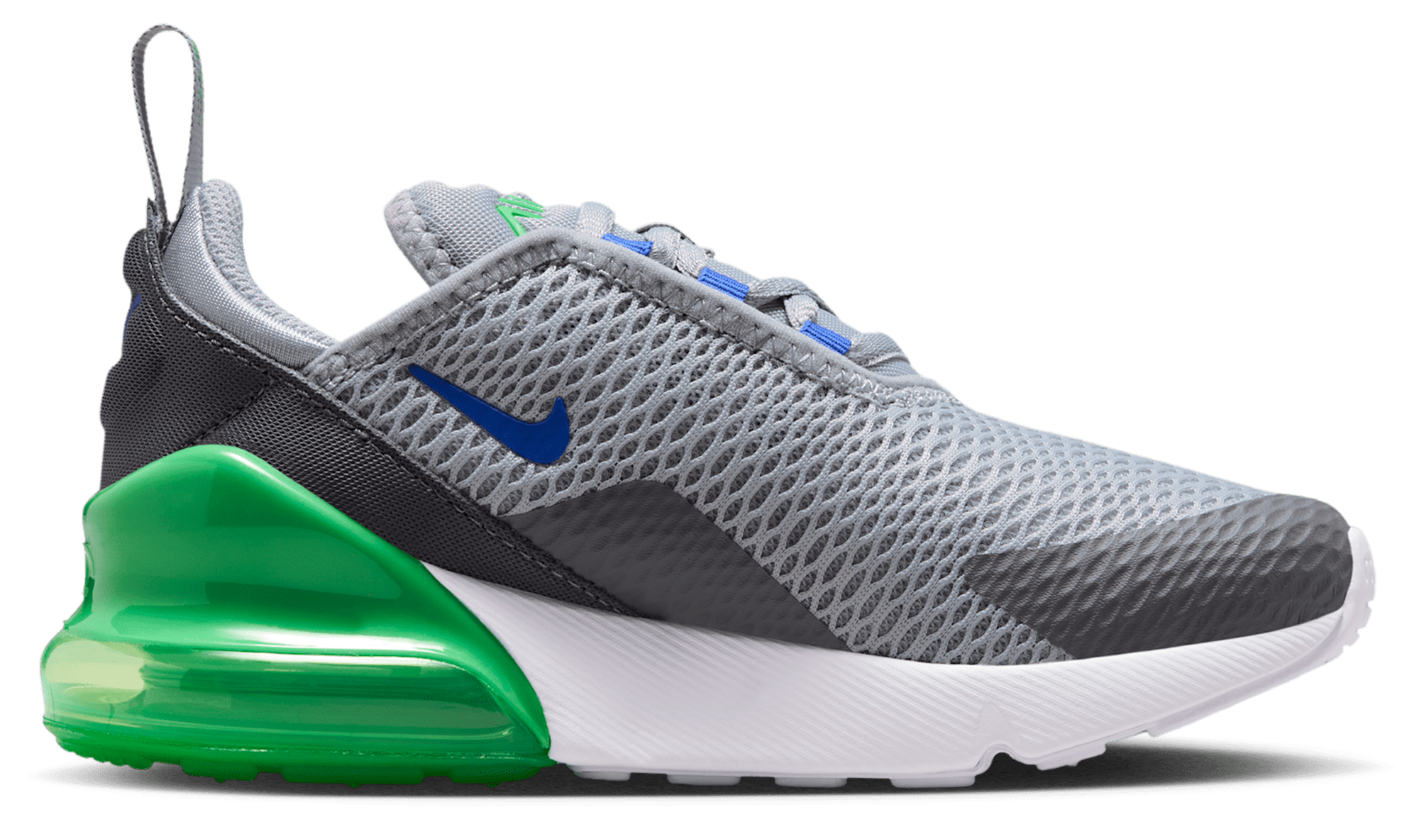Nike Air Max 270 童款 - Wolf Grey/Racer Blue/Smoke Grey - Image 1