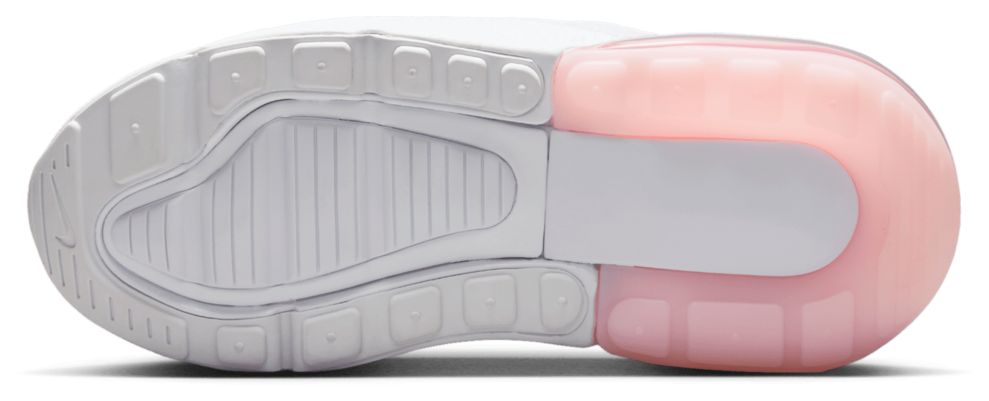 Nike Air Max 270 童款 - White/Pink Foam/Lt Smoke Grey - Image 5