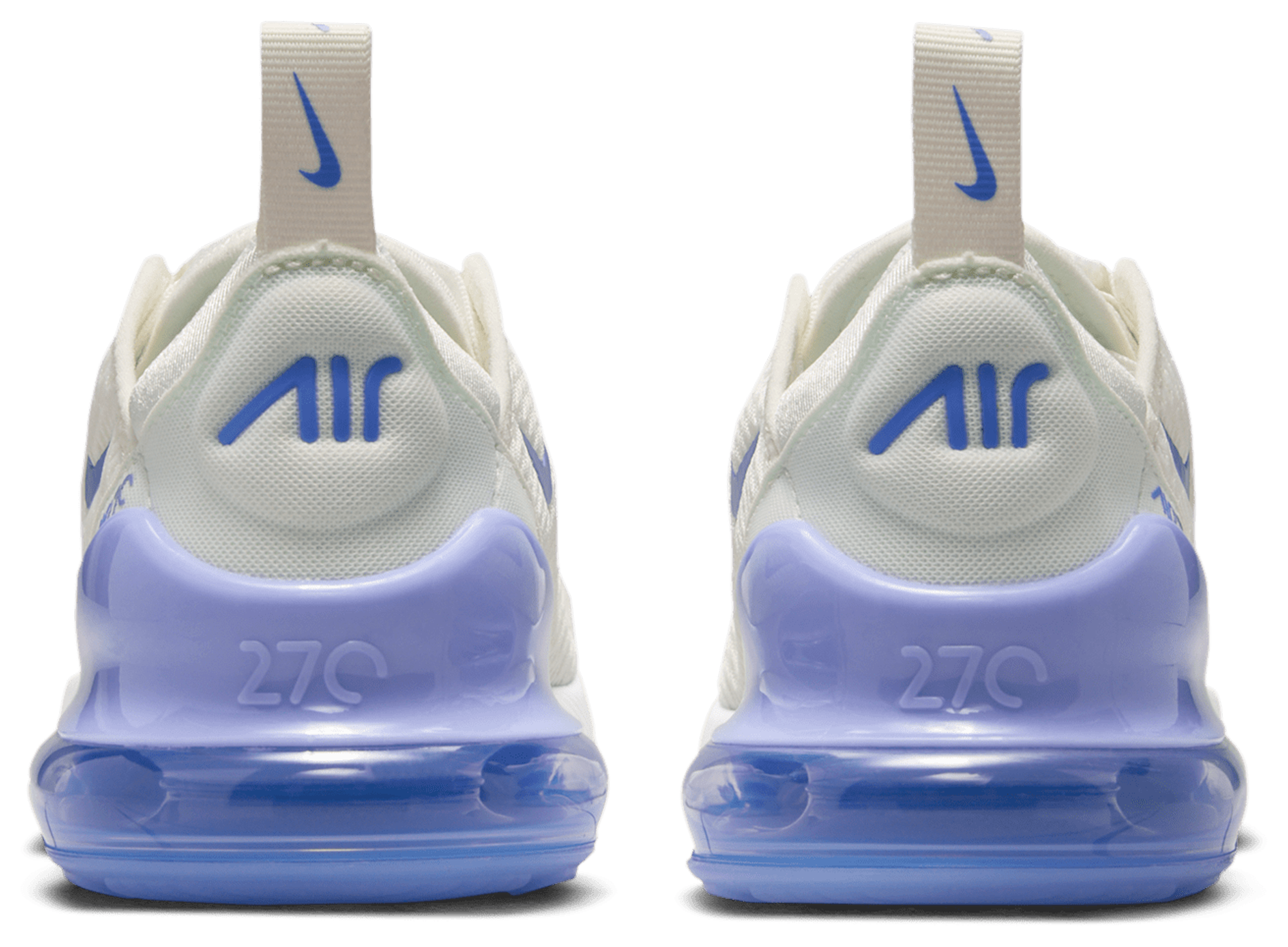Nike Air Max 270 童款 - Sail/Lt Thistle/Sapphire - Image 3
