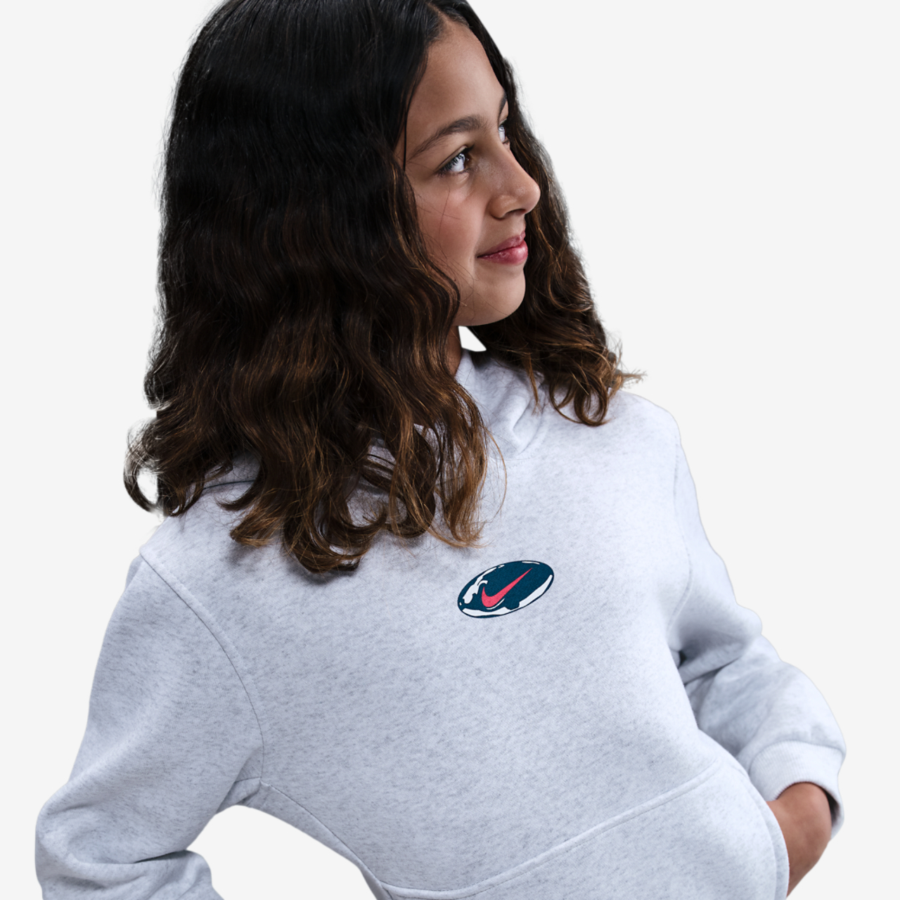 Nike Club Fleece Hoodie Image 1 of 5. Tap to open photo gallery.