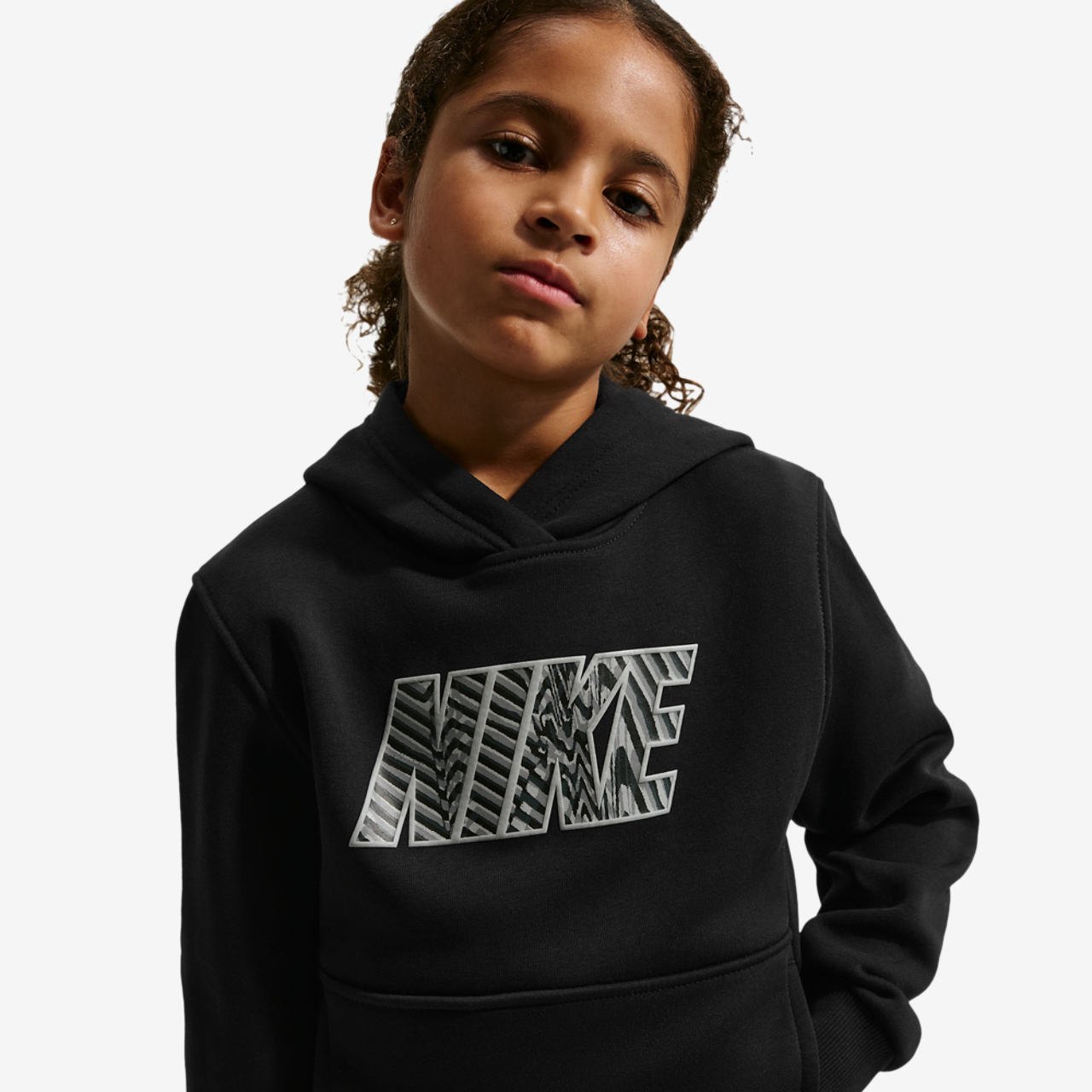 Nike NSW Club Fleece Bold Hoodie Image 1 of 3. Tap to open photo gallery.