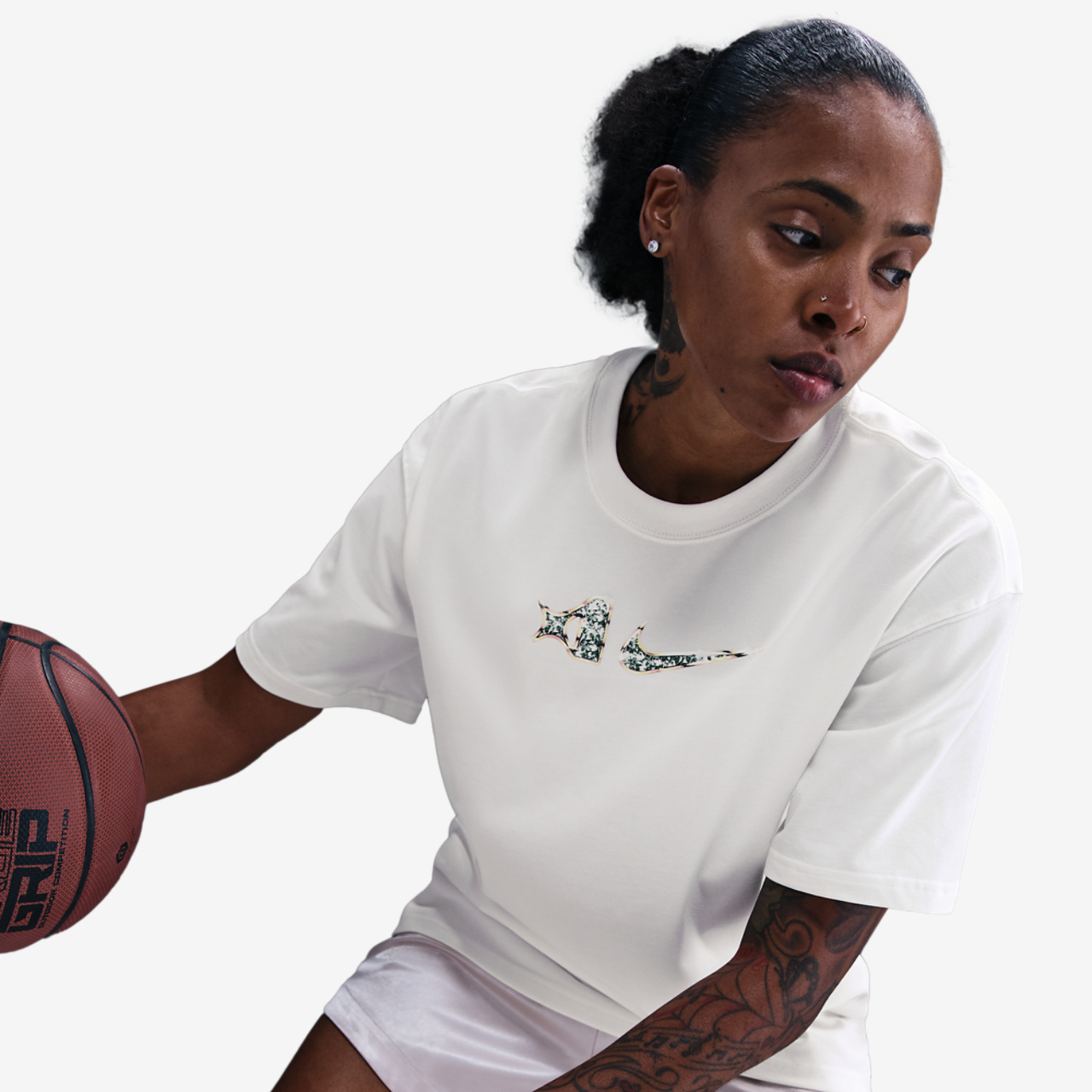 Nike Aja Dri-FIT T-Shirt Image 1 of 3. Tap to open photo gallery.