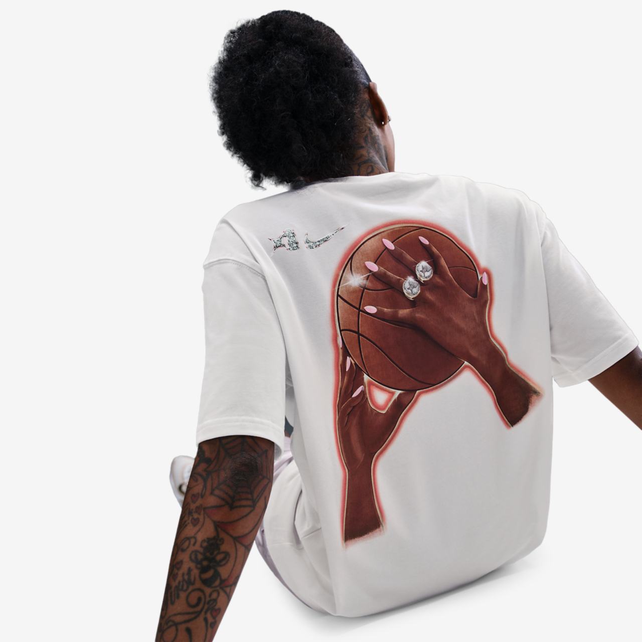 Nike Aja Dri-FIT T-Shirt Image 2 of 3. Tap to open photo gallery.