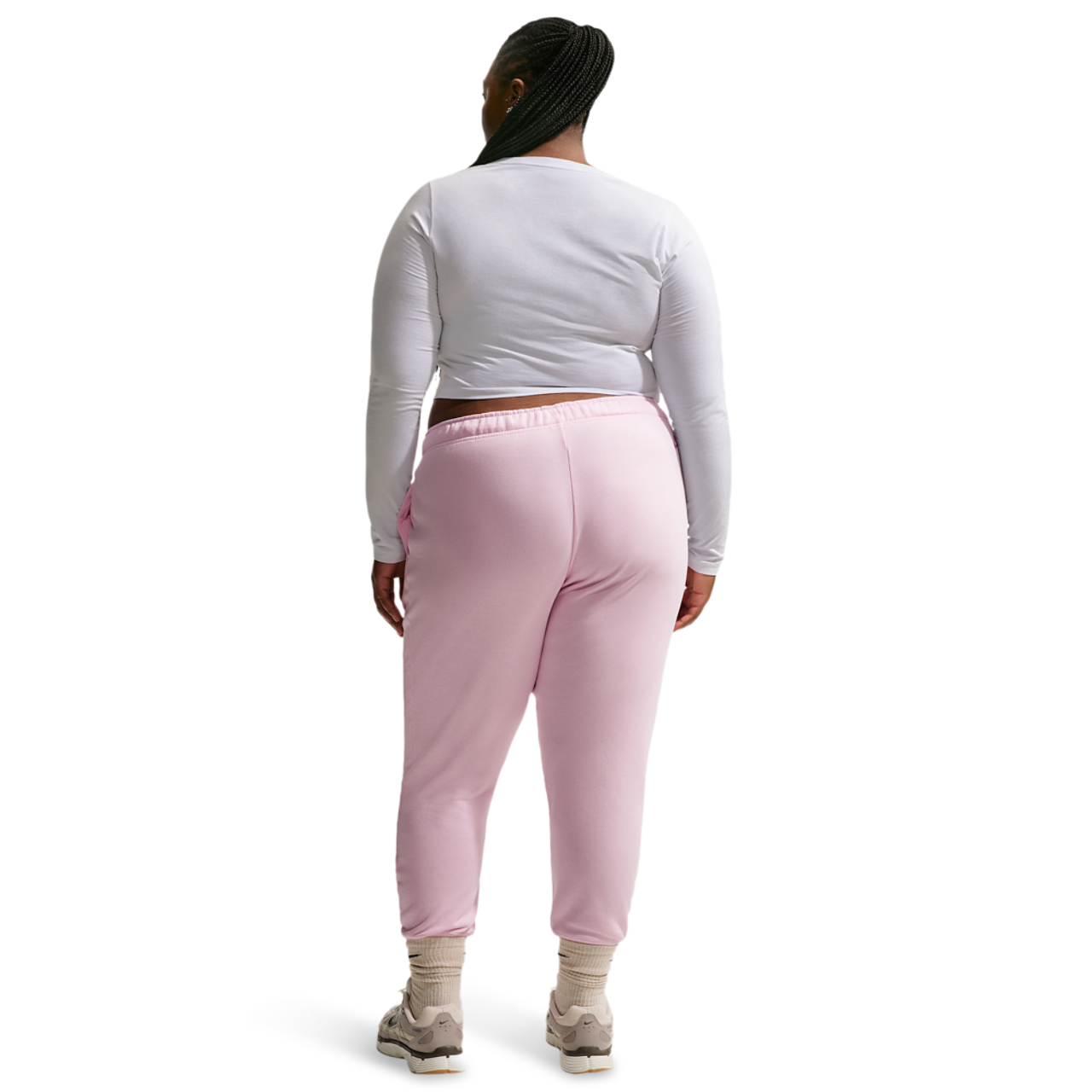 Nike NSW Club Fleece GX Pant Plus Size Image 4 of 4. Tap to open photo gallery.