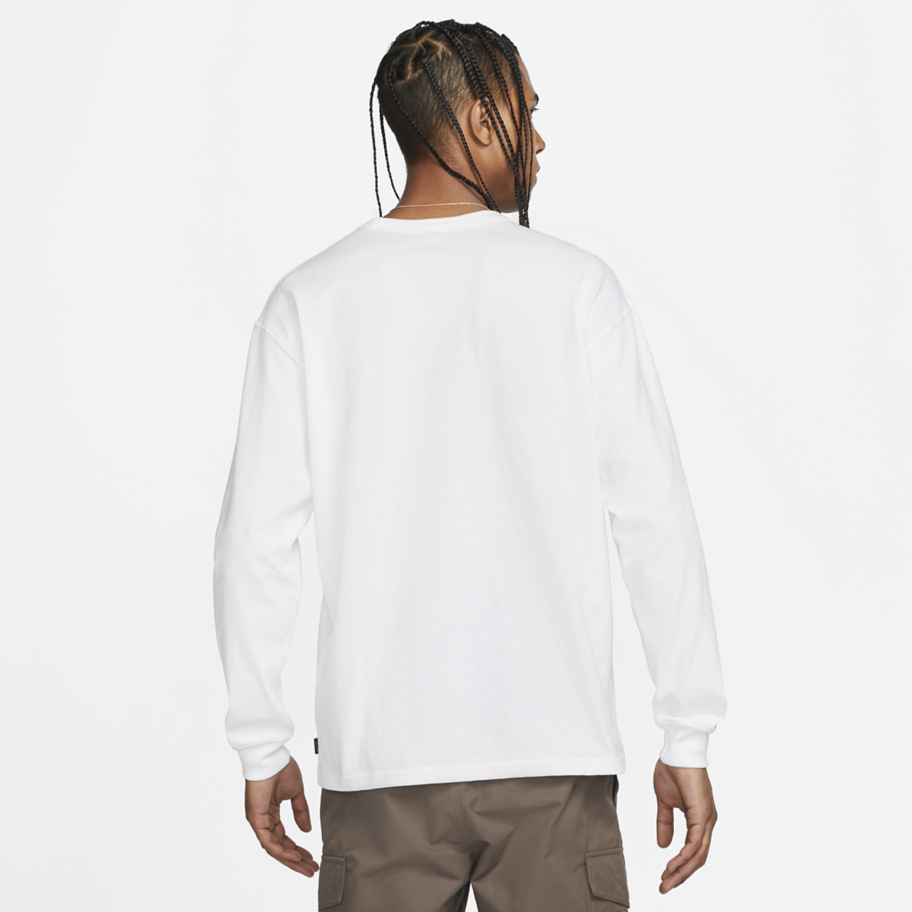 Nike Premium Essentials Long Sleeve SUST T-Shirt Image 3 of 5. Tap to open photo gallery.