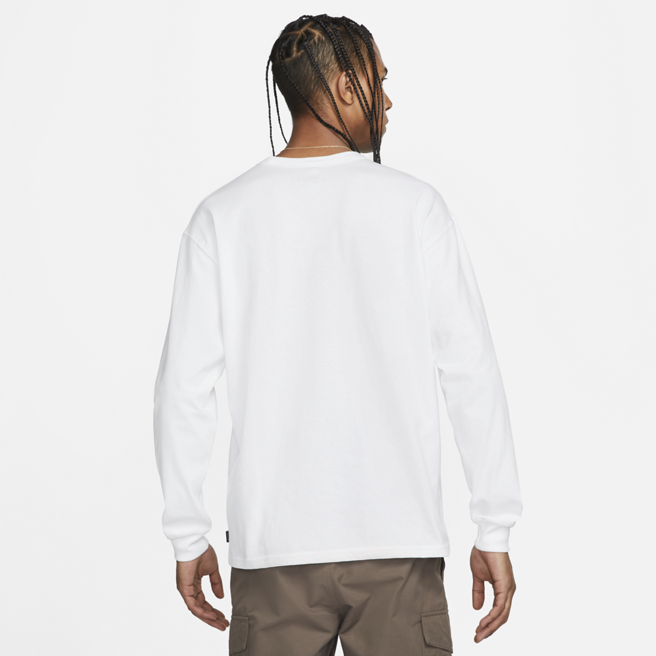 Nike Premium Essentials Long Sleeve SUST T-Shirt Image 3 of 5. Tap to open photo gallery.
