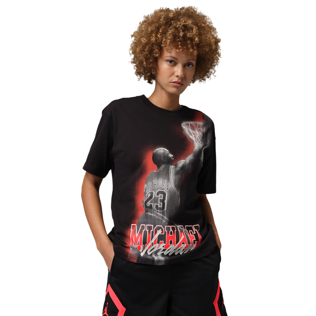 Jordan SPT DF SS GFX TEE HTG - Women's | Foot Locker