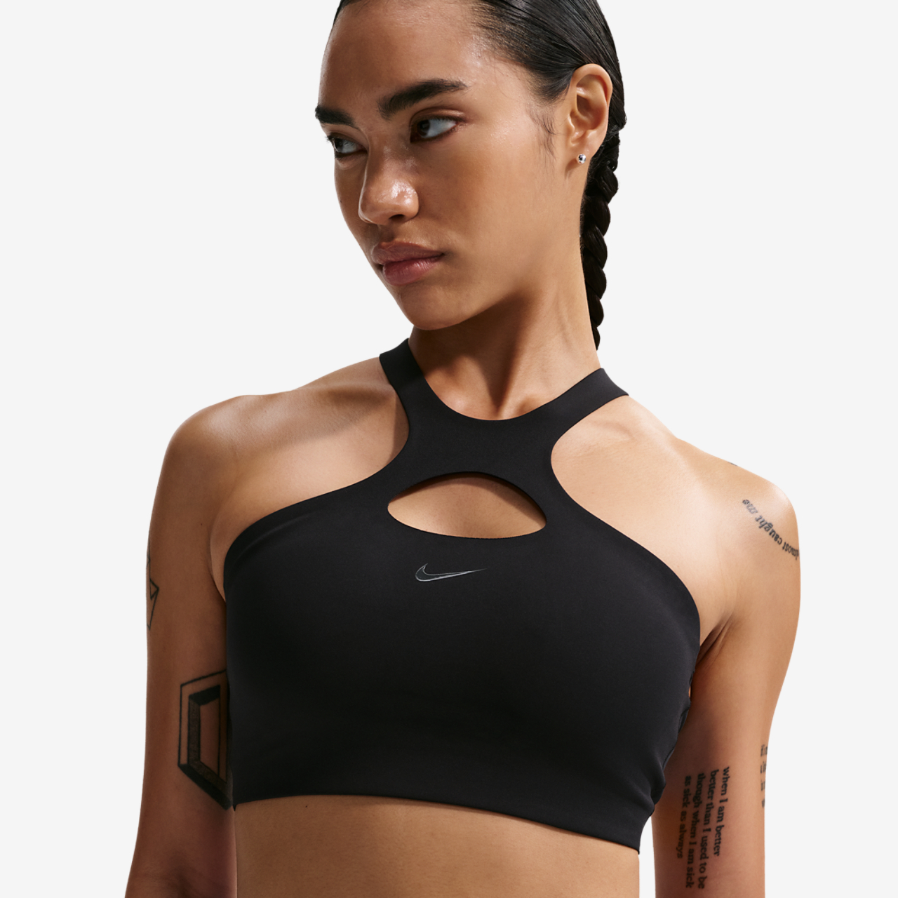 Nike Drifit Universal Mid Support Bra Image 1 of 4. Tap to open photo gallery.