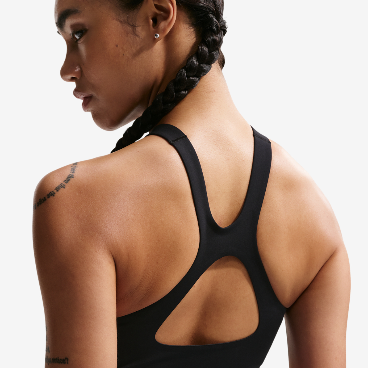 Nike Drifit Universal Mid Support Bra Image 2 of 4. Tap to open photo gallery.