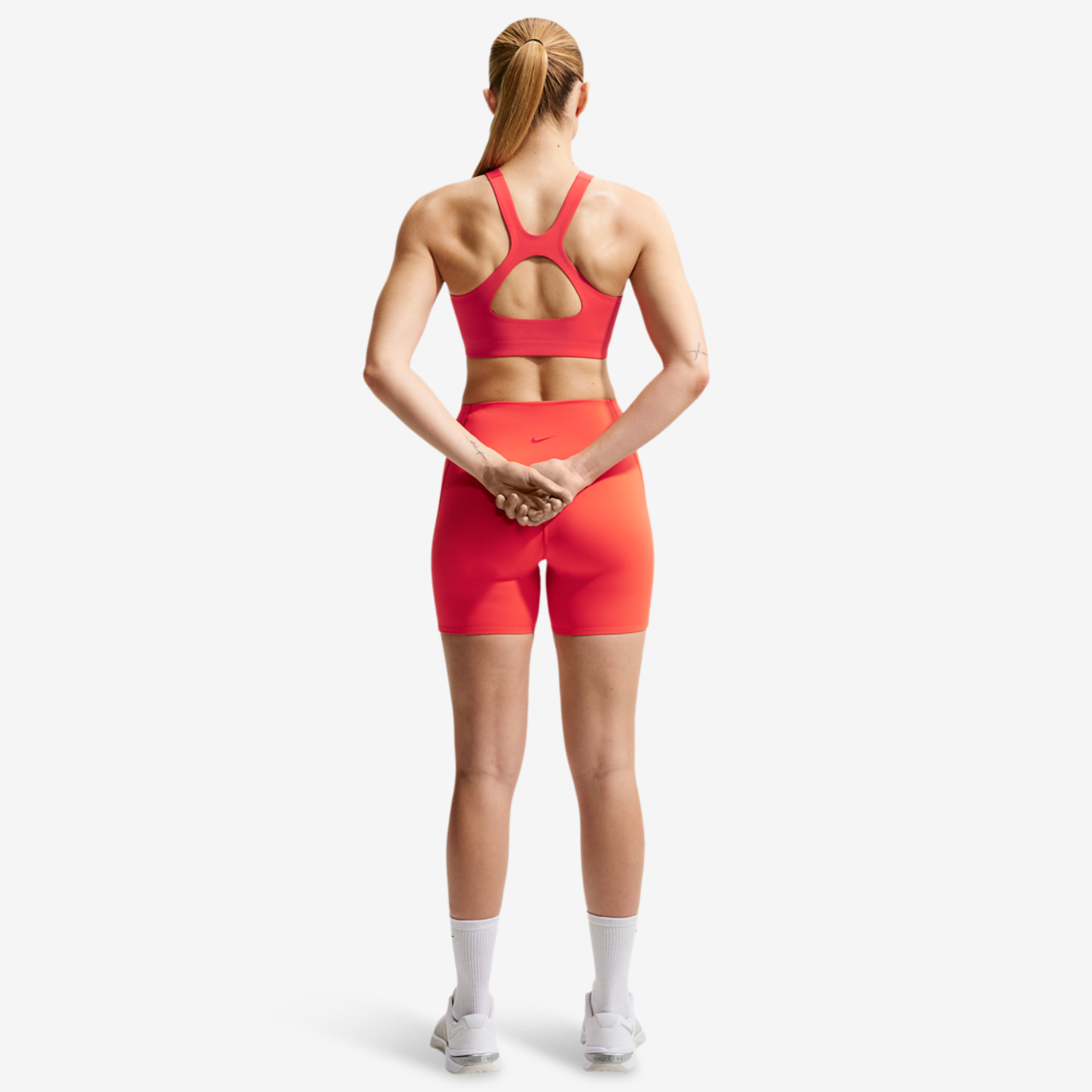 Nike Drifit Universal Mid Support Bra Image 4 of 4. Tap to open photo gallery.