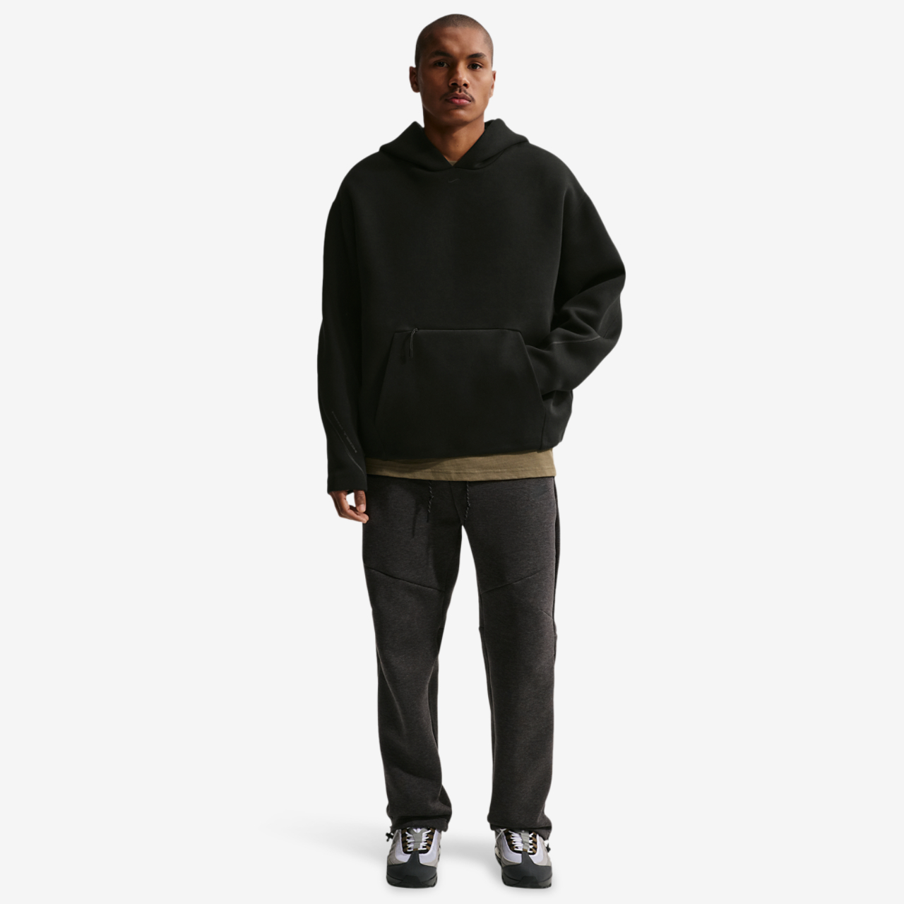 Nike Tech Ergo Pullover Hoodie Image 3 of 4. Tap to open photo gallery.