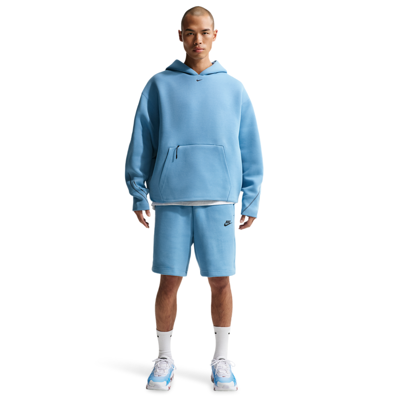 Nike Tech Ergo Pullover Hoodie Image 3 of 4. Tap to open photo gallery.