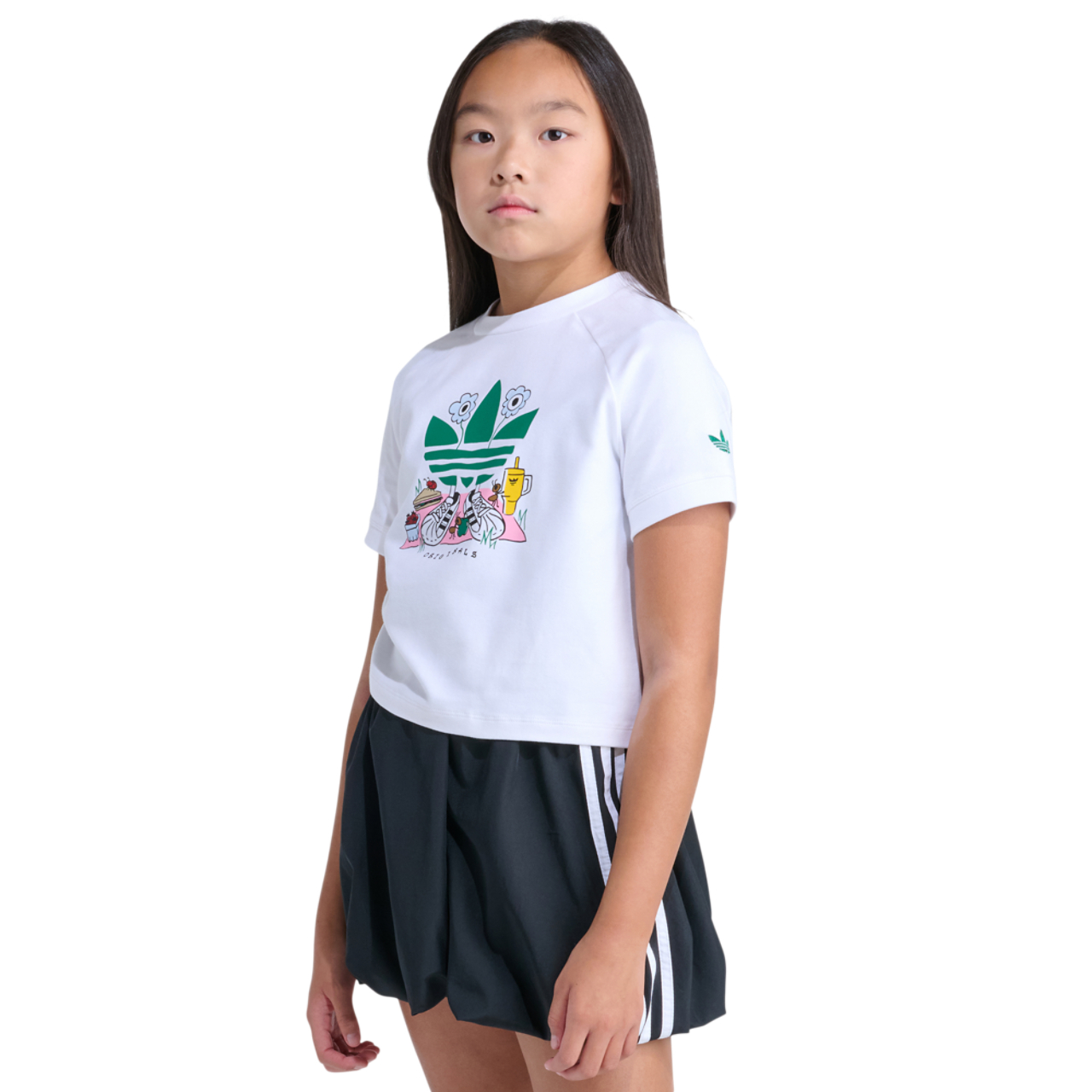 adidas Picnic Raglan T-Shirt Image 4 of 5. Tap to open photo gallery.