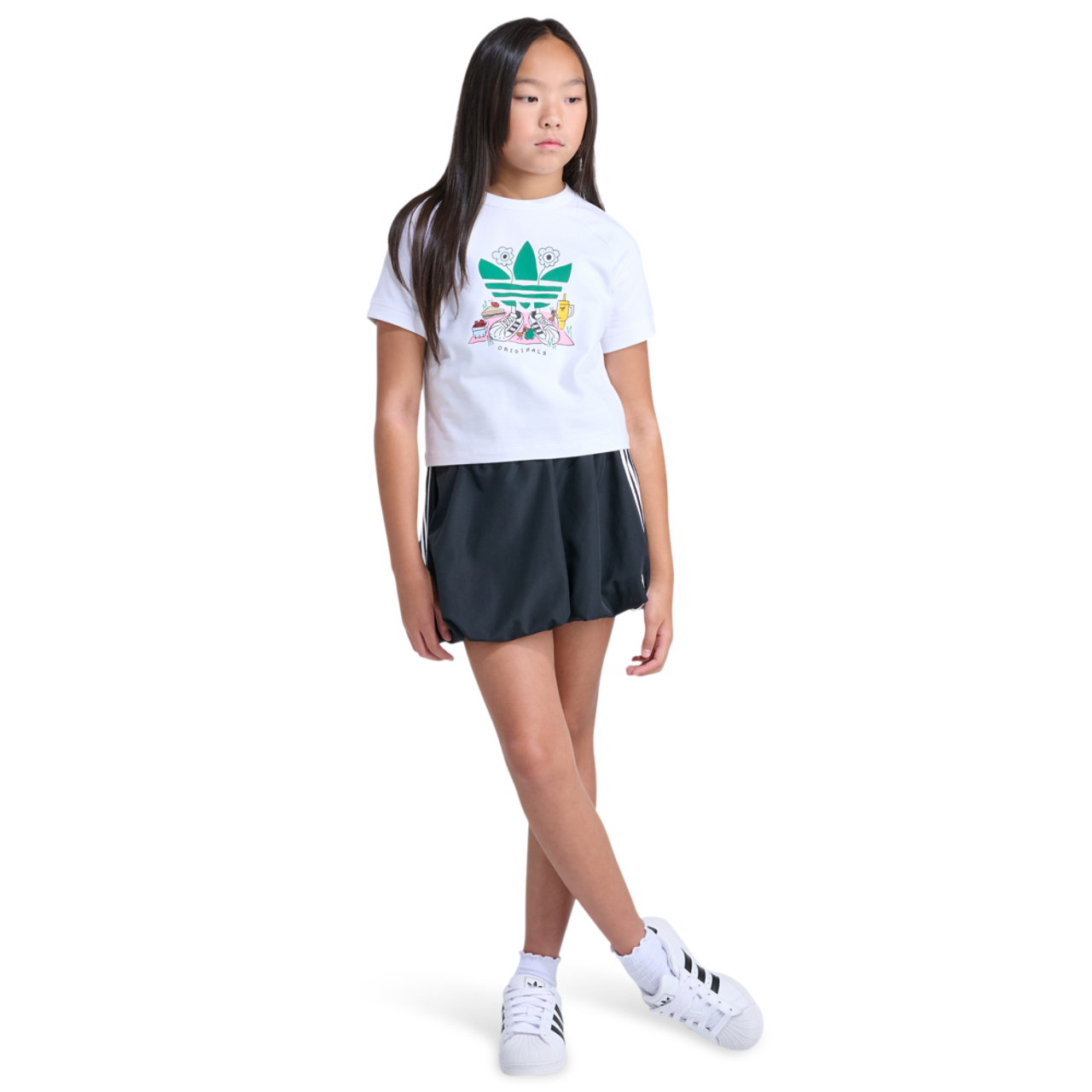 adidas Picnic Raglan T-Shirt Image 5 of 5. Tap to open photo gallery.
