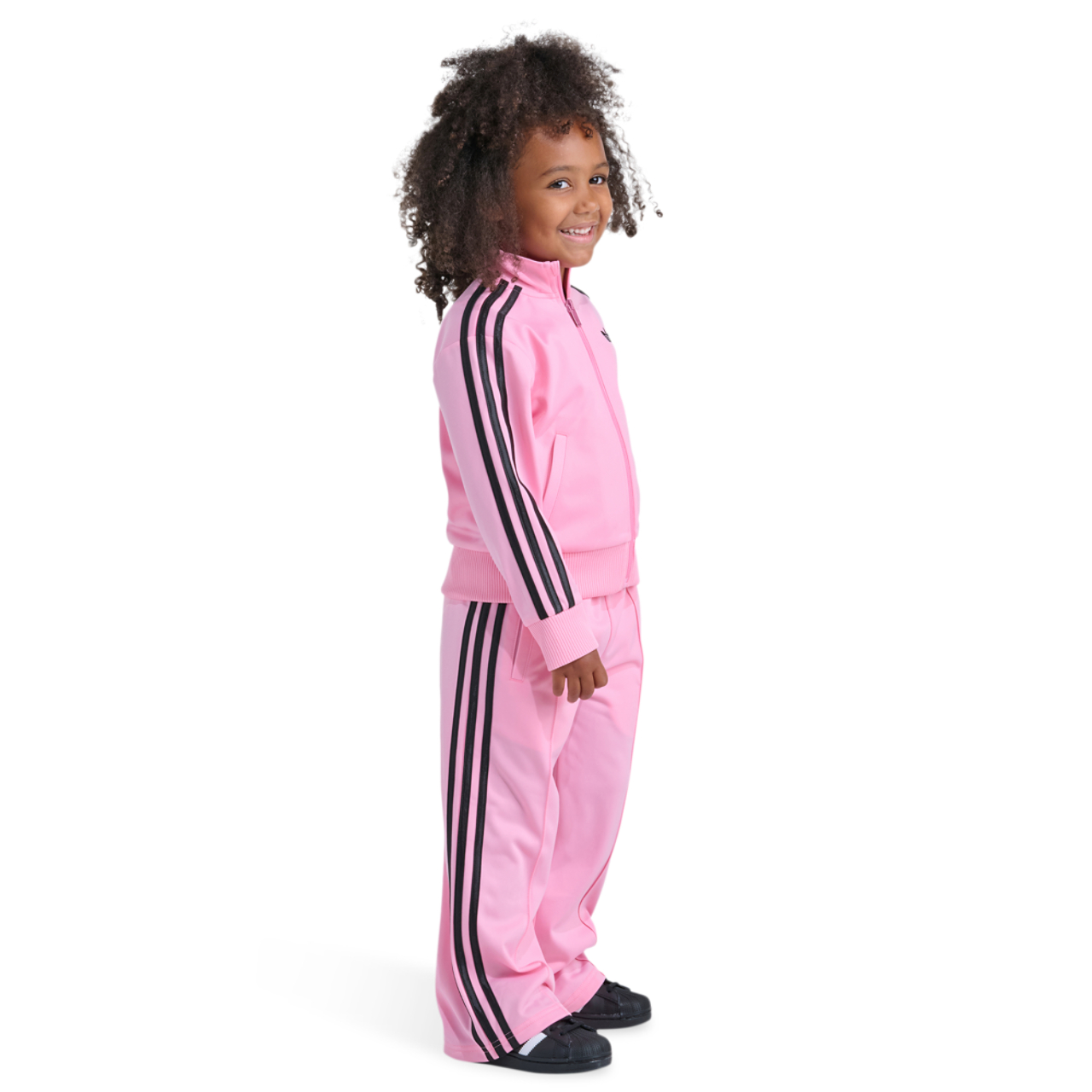 adidas Firebird Jacket Wide Leg Pants Set Image 3 of 5. Tap to open photo gallery.