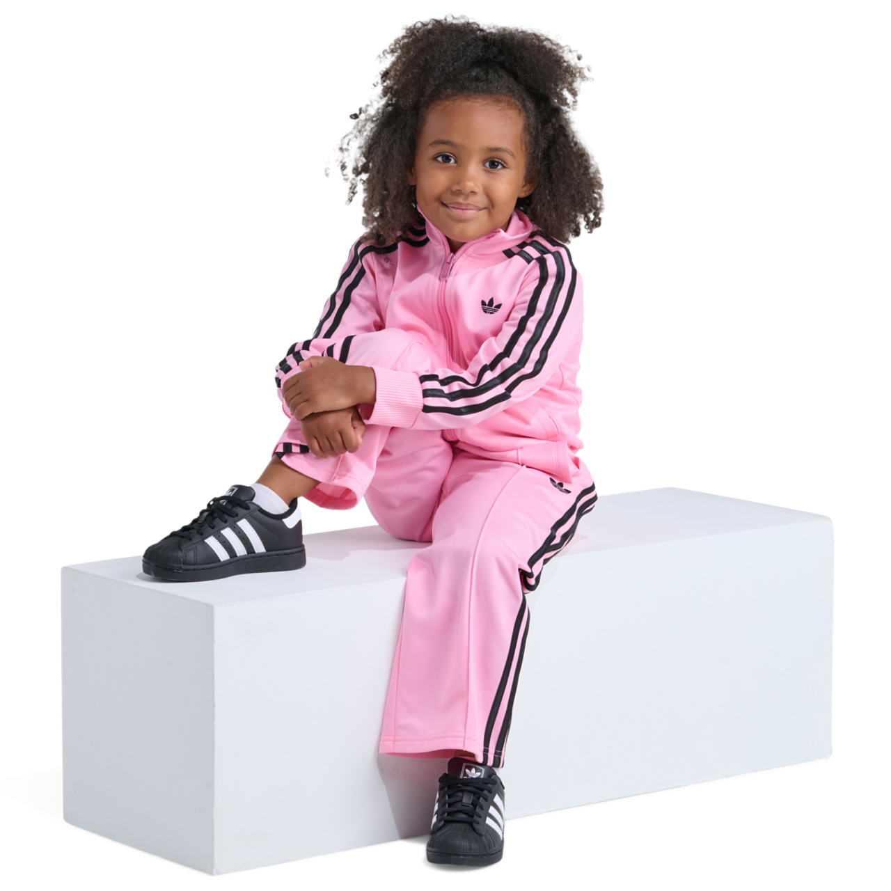 adidas Firebird Jacket Wide Leg Pants Set Image 5 of 5. Tap to open photo gallery.