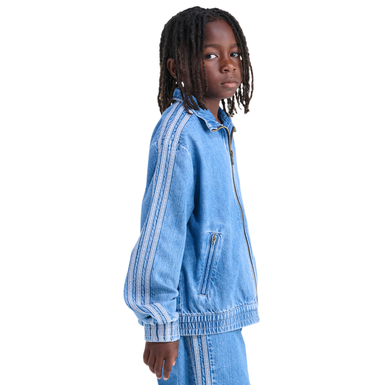 adidas Denim Jacket Image 3 of 6. Tap to open photo gallery.