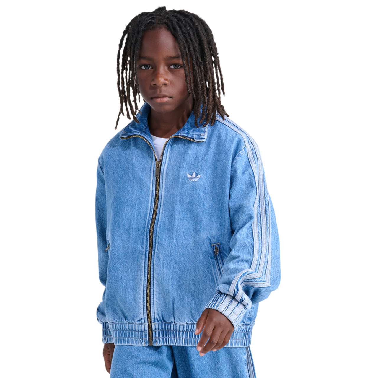 adidas Denim Jacket Image 4 of 6. Tap to open photo gallery.