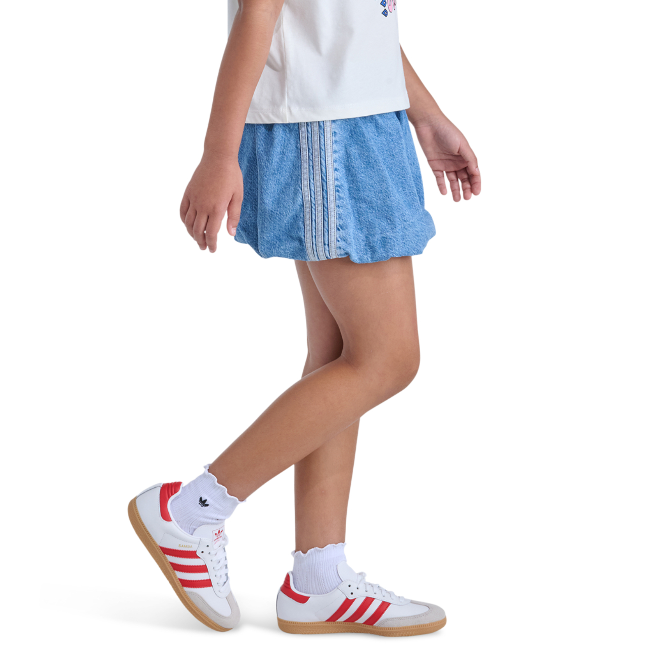 adidas Denim Skort Image 3 of 4. Tap to open photo gallery.