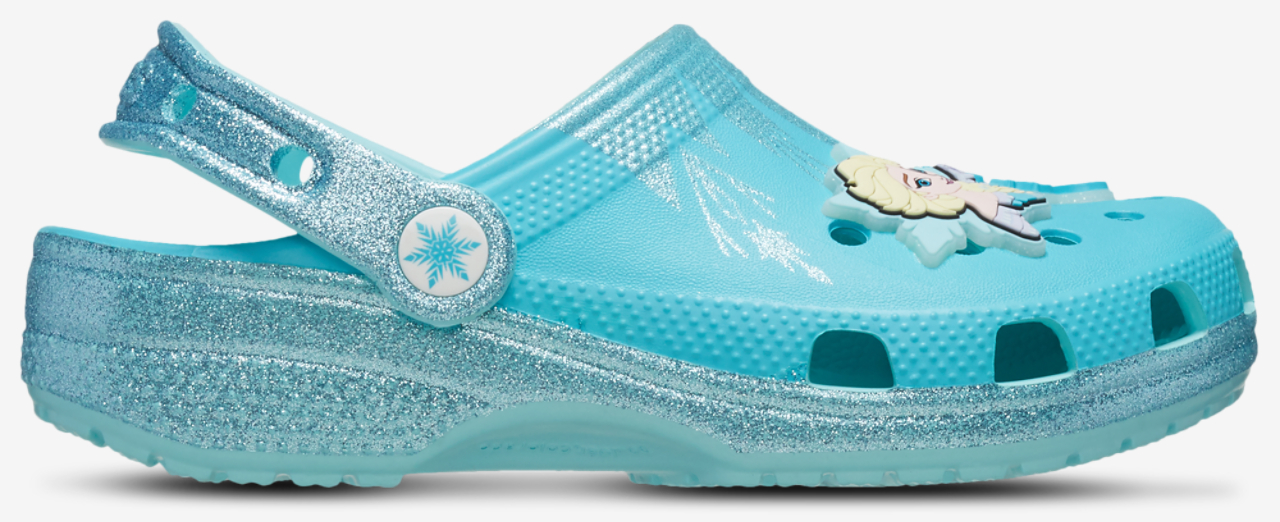 Crocs Frozen Elsa Classic Clogs Image 1 of 6. Tap to open photo gallery.