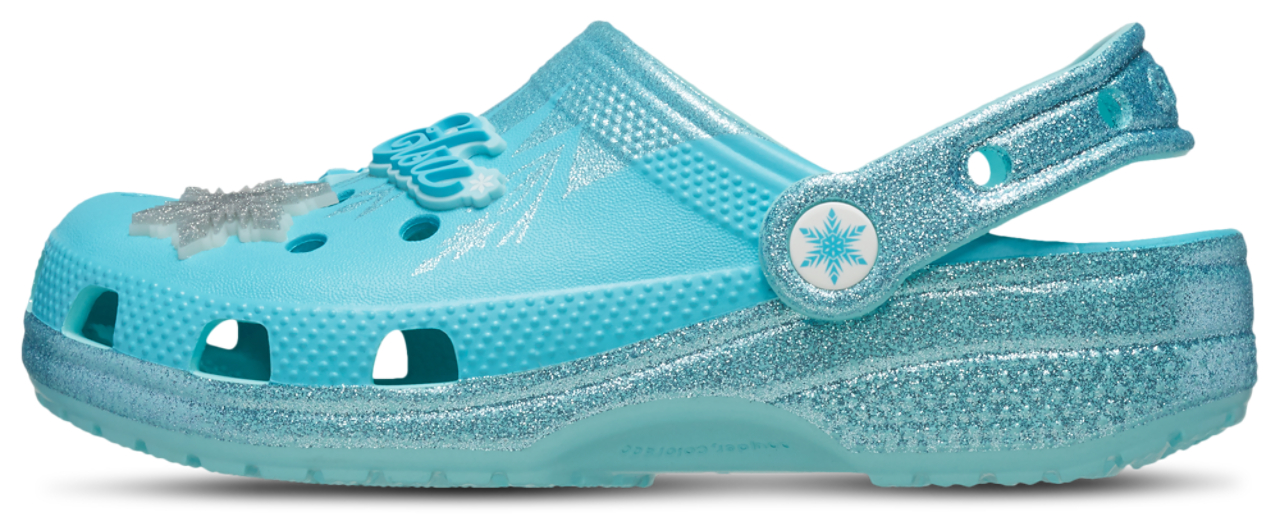 Crocs Frozen Elsa Classic Clogs Image 2 of 6. Tap to open photo gallery.