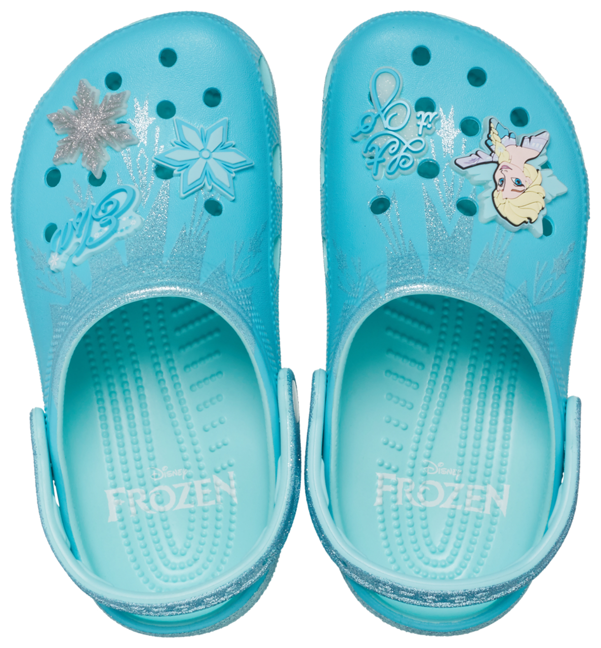 Crocs Frozen Elsa Classic Clogs Image 4 of 6. Tap to open photo gallery.