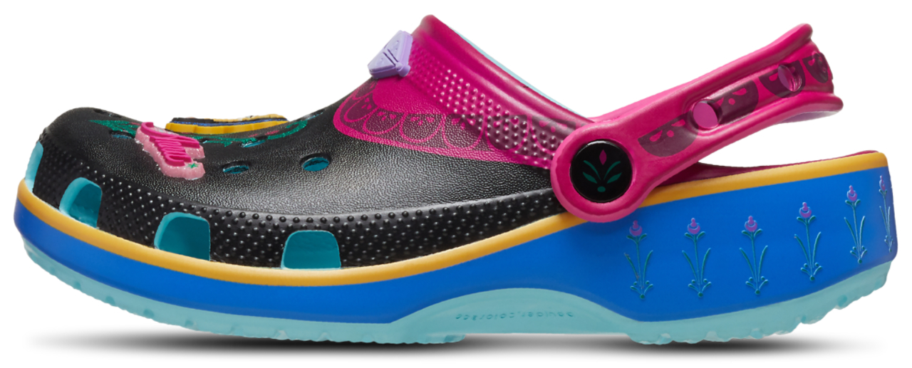 Crocs Frozen Anna Classic Clogs Image 2 of 6. Tap to open photo gallery.