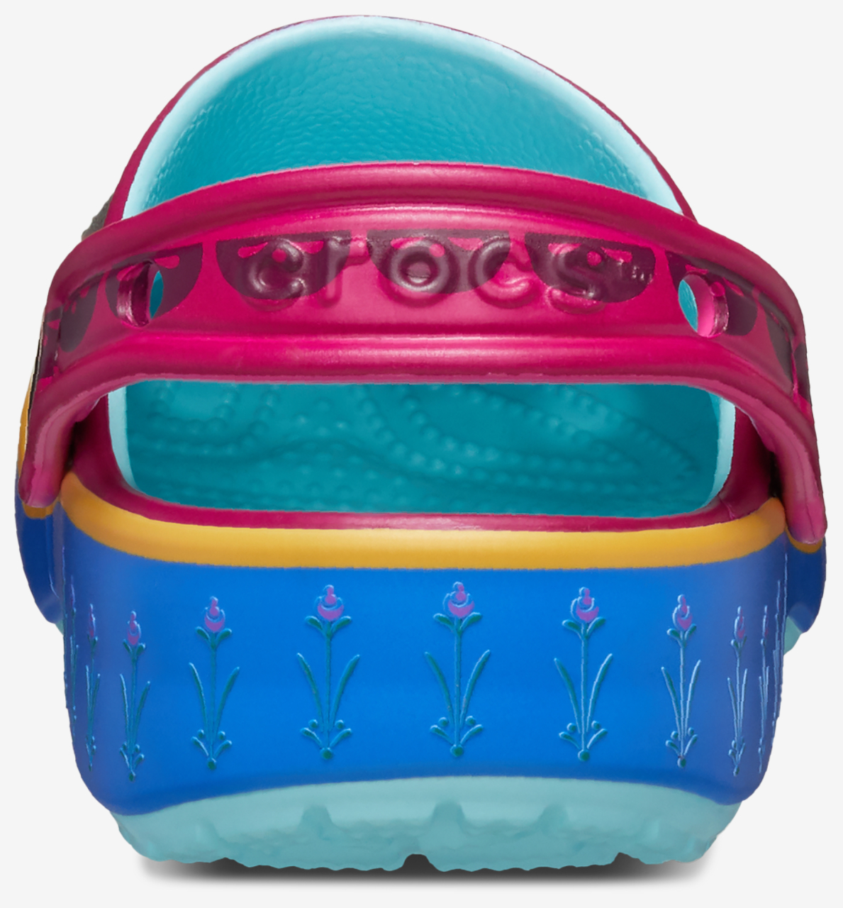Crocs Frozen Anna Classic Clogs Image 3 of 6. Tap to open photo gallery.