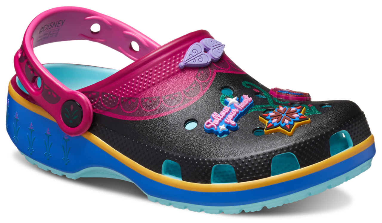 Crocs Frozen Anna Classic Clogs Image 6 of 6. Tap to open photo gallery.