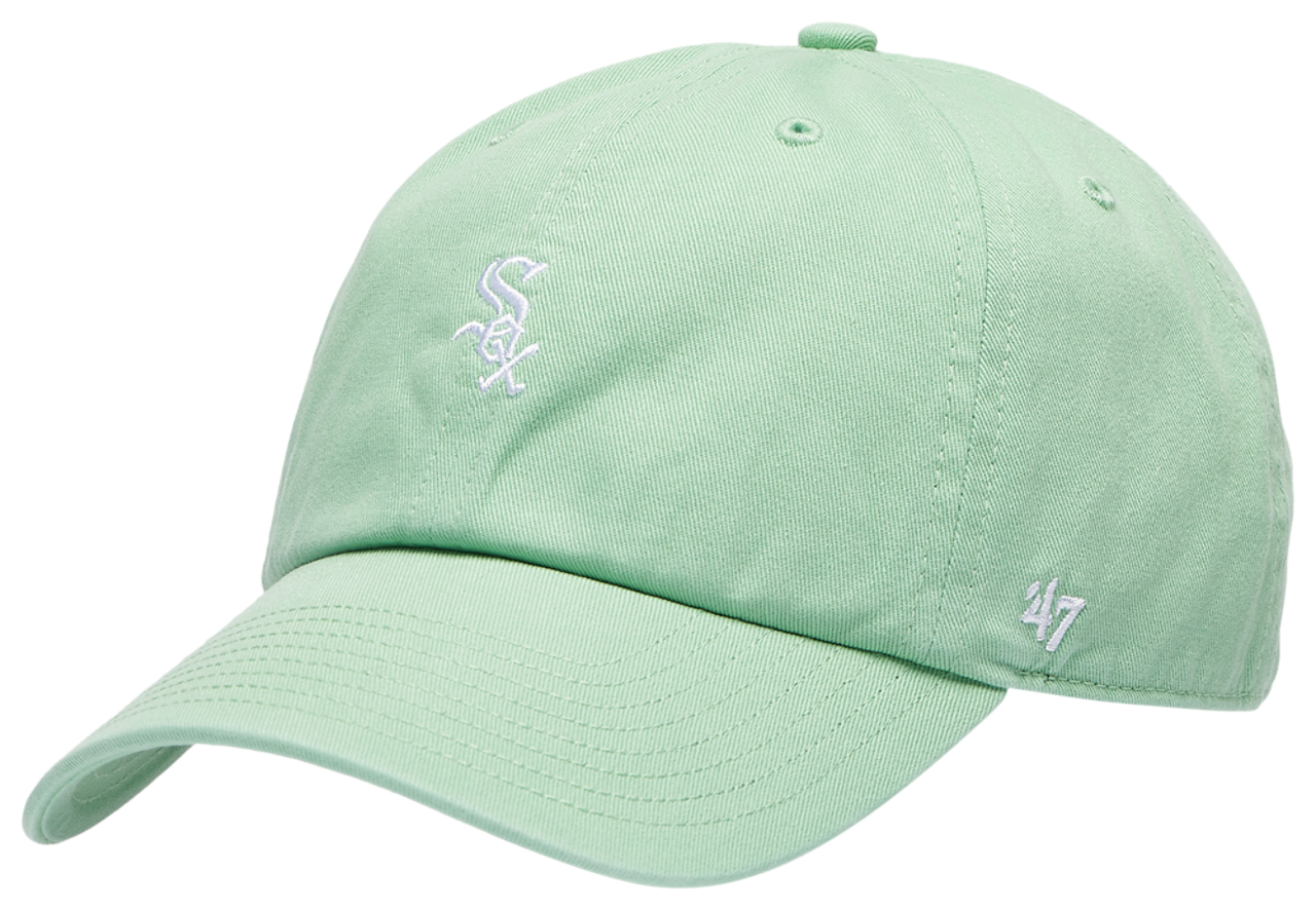 47 Brand White Sox Base Runner Ballpark 47 Clean Up Cap - Men's