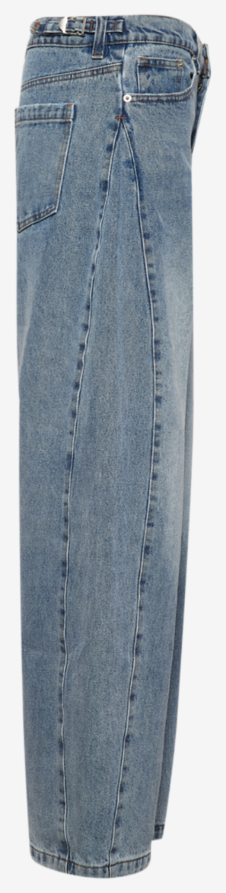Cozi Denim Barrel Pants Image 10 of 10. Tap to open photo gallery.