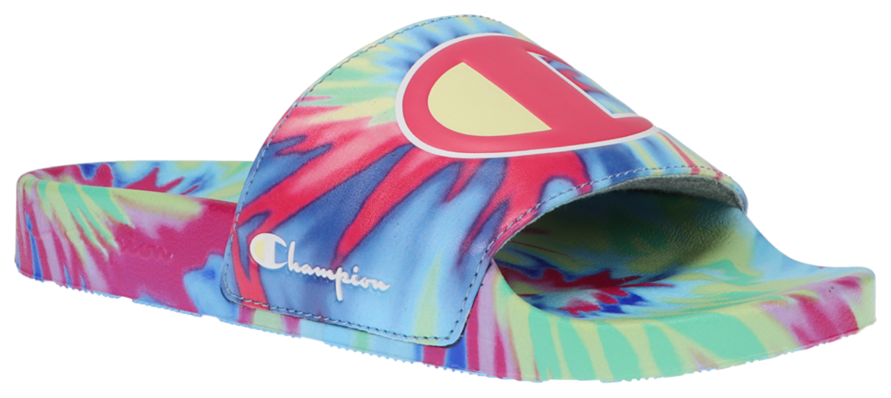 Champion Tie Dye Slide  Image 1 of 6. Tap to open photo gallery.