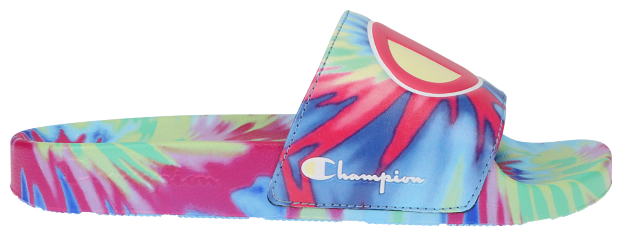Champion Tie Dye Slide  Image 2 of 6. Tap to open photo gallery.