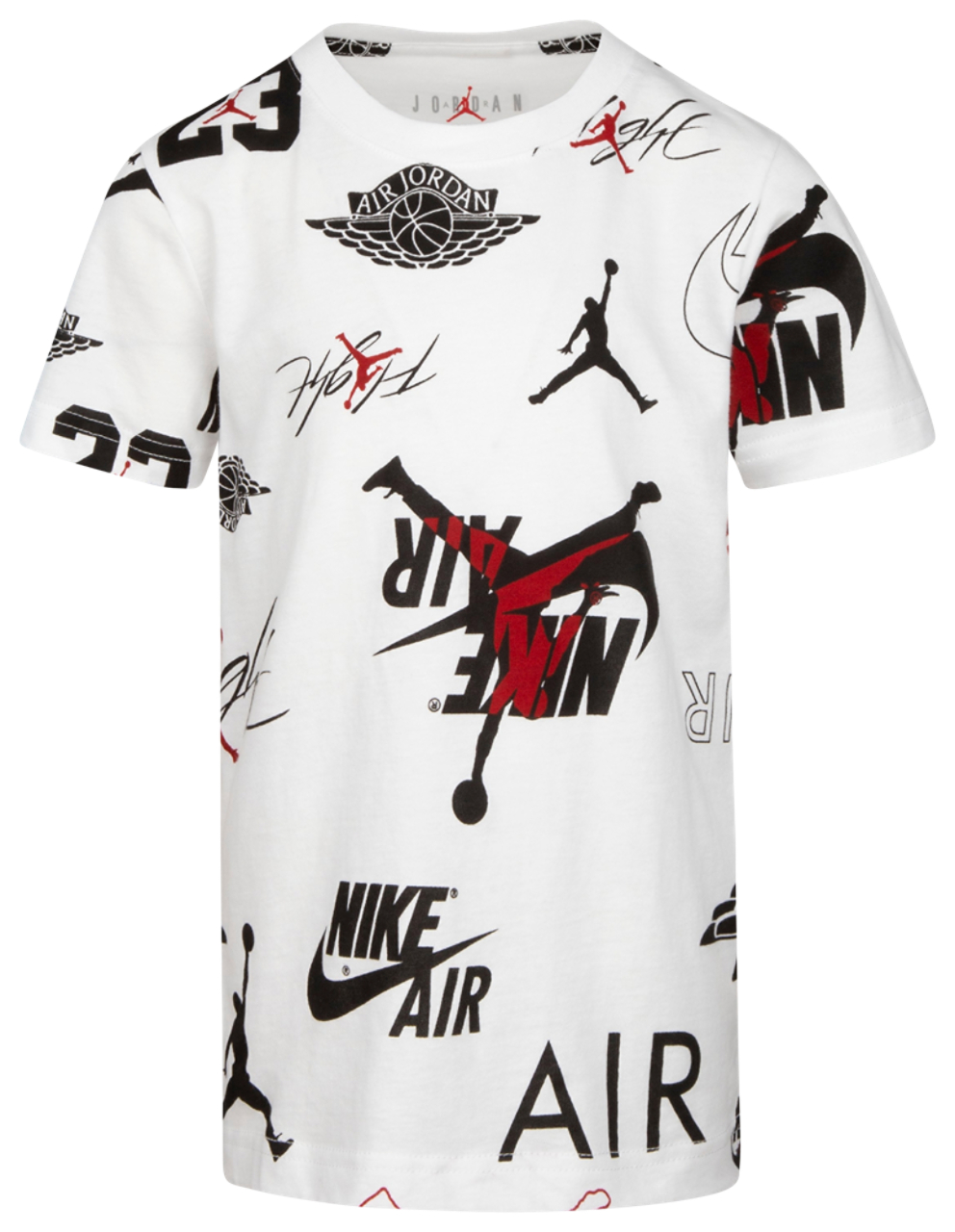 Jordan Logo Scatter All Over Print T-Shirt Image 1 of 4. Tap to open photo gallery.