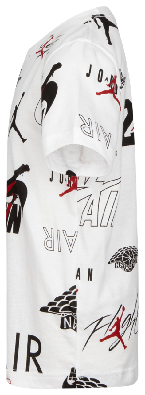 Jordan Logo Scatter All Over Print T-Shirt Image 3 of 4. Tap to open photo gallery.