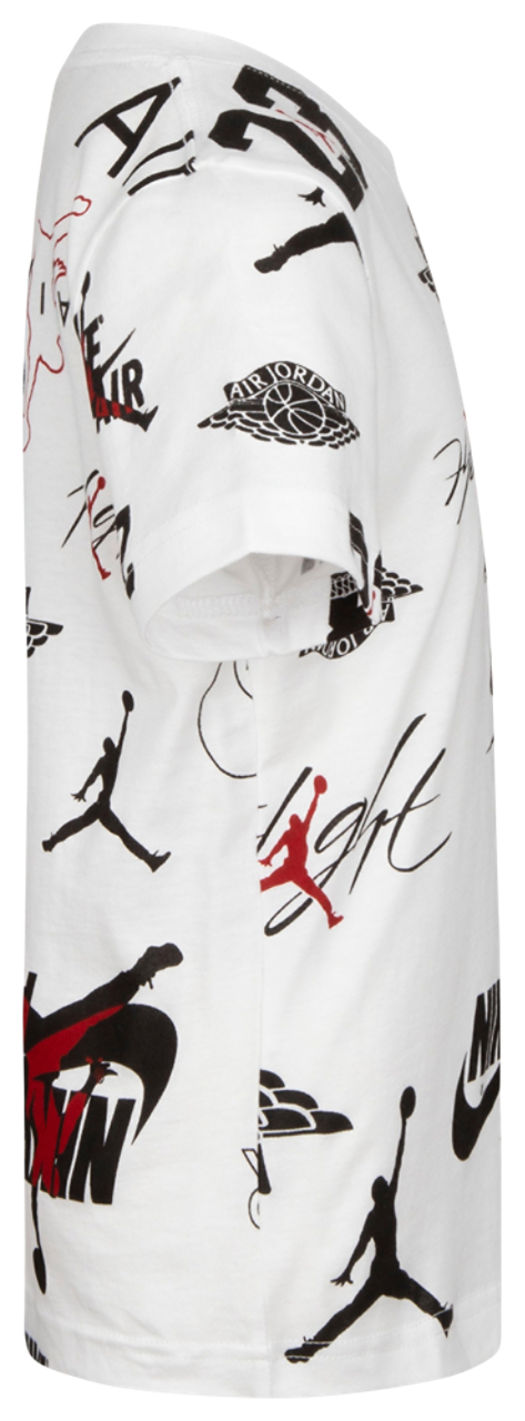 Jordan Logo Scatter All Over Print T-Shirt Image 4 of 4. Tap to open photo gallery.
