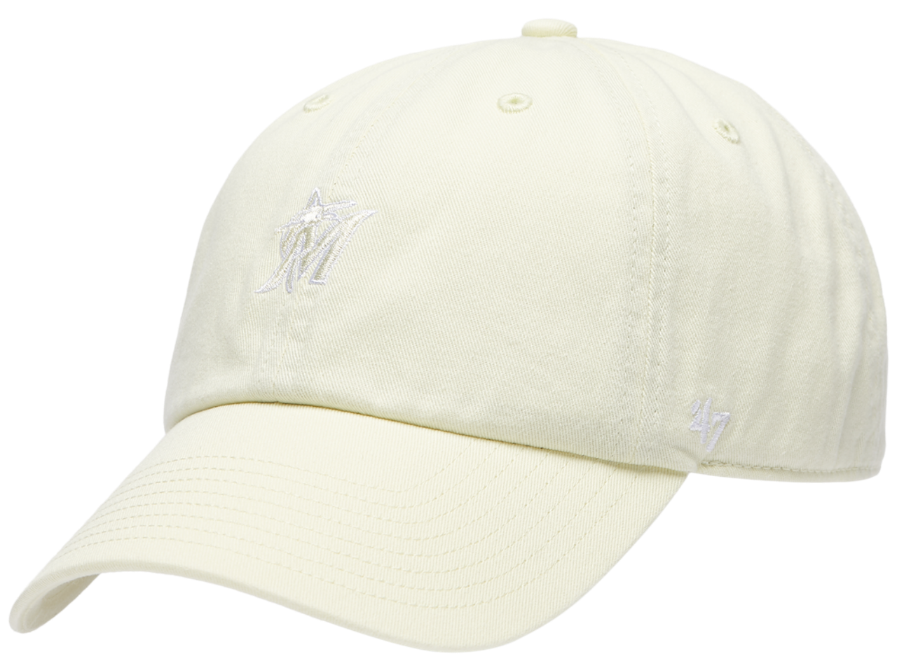 47 Brand Marlins Base Runner Ballpark 47 Clean Up Cap Image 1 of 5. Tap to open photo gallery.