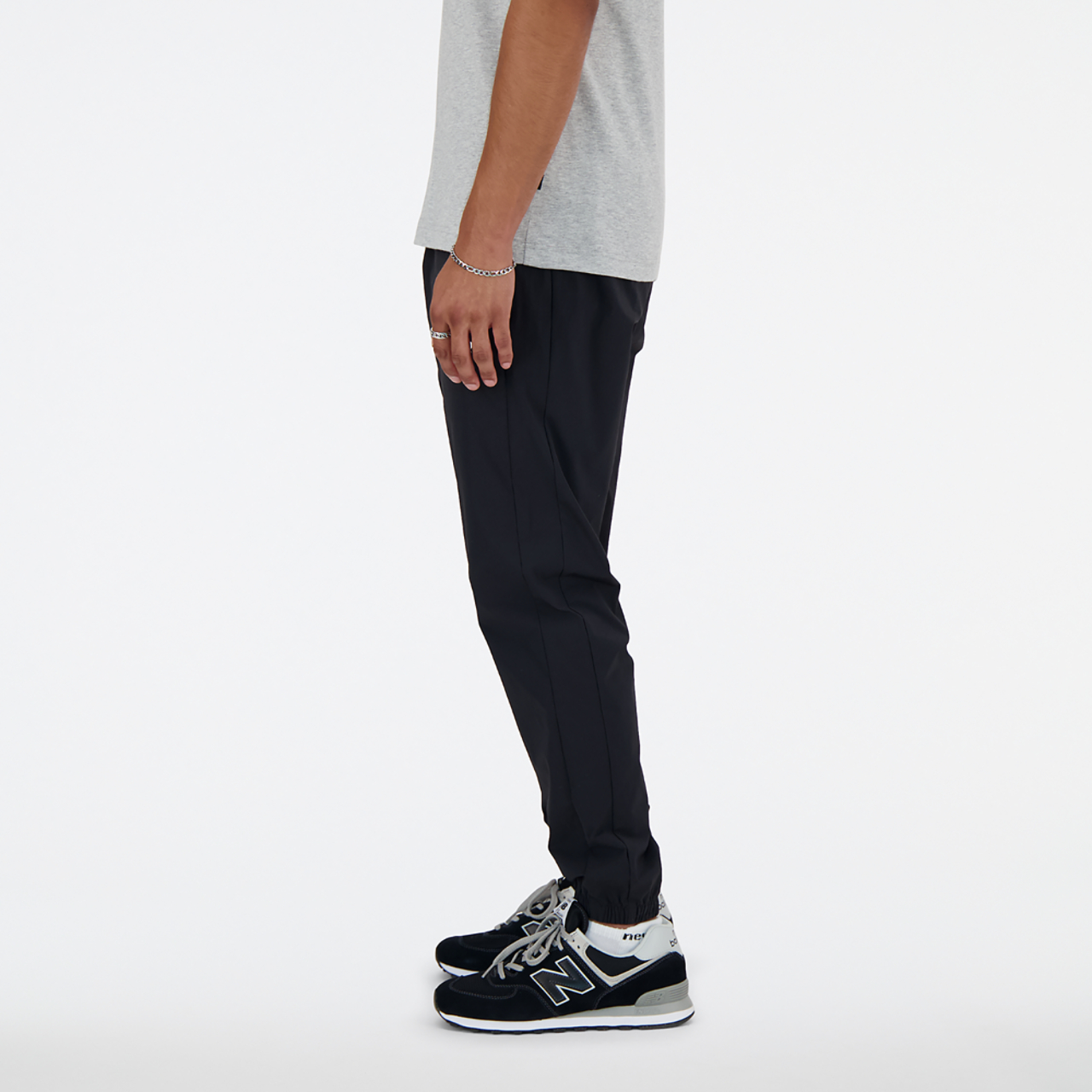 New Balance Athletics Stretch Woven Joggers Image 3 of 4. Tap to open photo gallery.