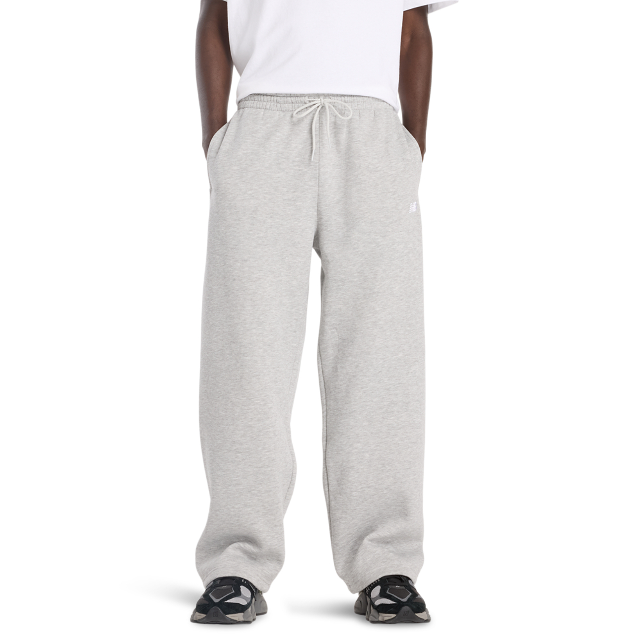 New Balance Sport Essentials Open Hem Fleece Pants Image 1 of 5. Tap to open photo gallery.