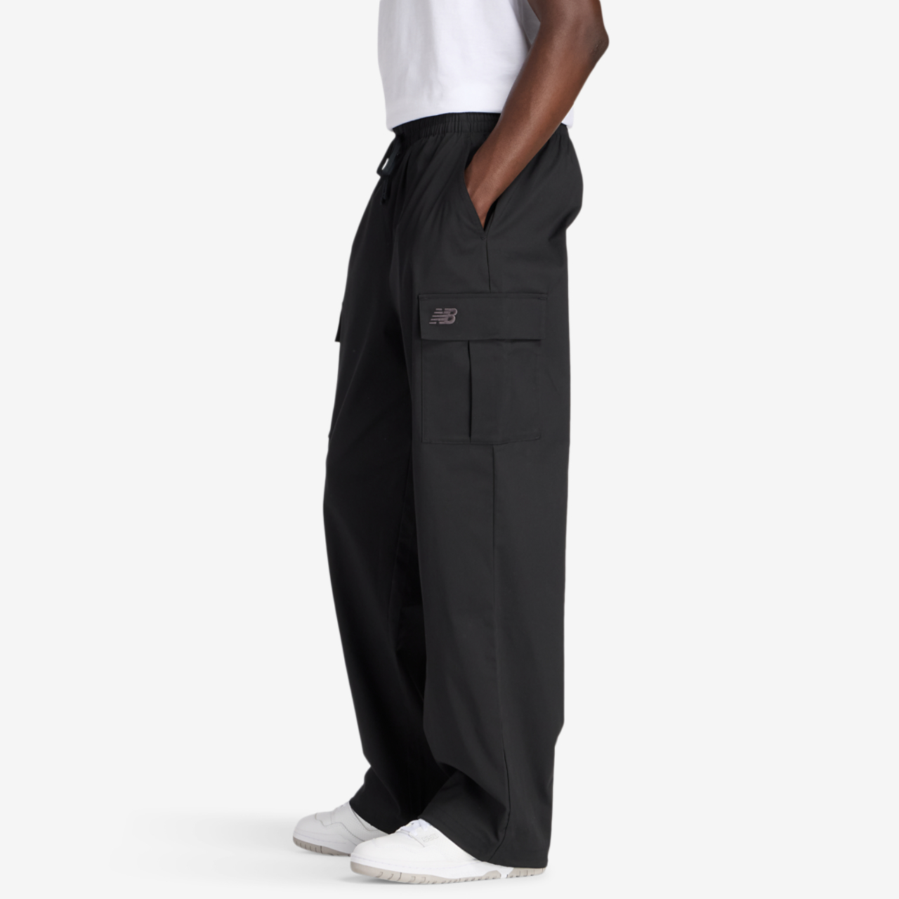 New Balance Cotton Twill Cargo Pants Image 3 of 7. Tap to open photo gallery.