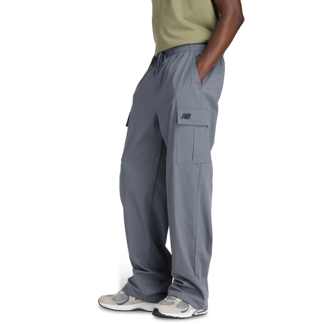 New Balance Cotton Twill Cargo Pants Image 3 of 7. Tap to open photo gallery.
