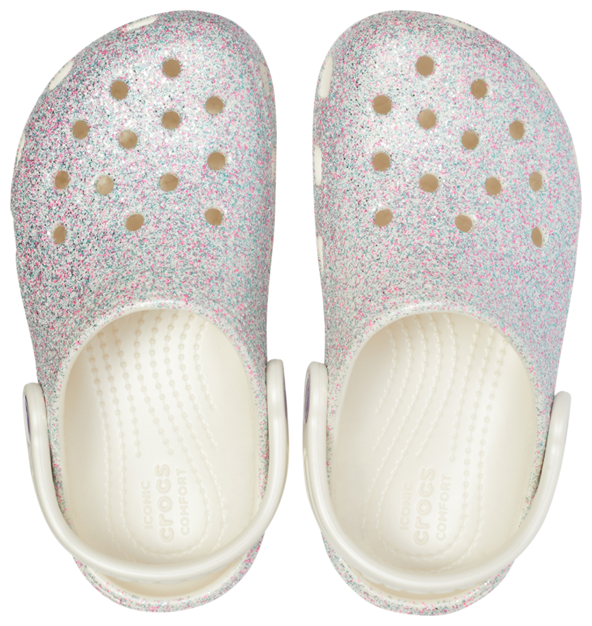 Crocs Classic Glitter Clog Image 3 of 4. Tap to open photo gallery.