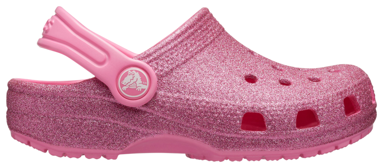 Crocs Classic Glitter Clogs Image 1 of 4. Tap to open photo gallery.