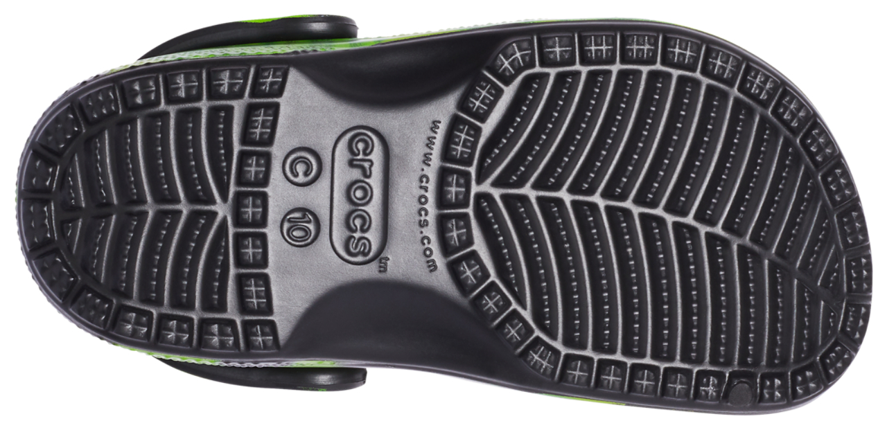 Crocs Classic Tie-Dye Graphic Clog Image 5 of 5. Tap to open photo gallery.